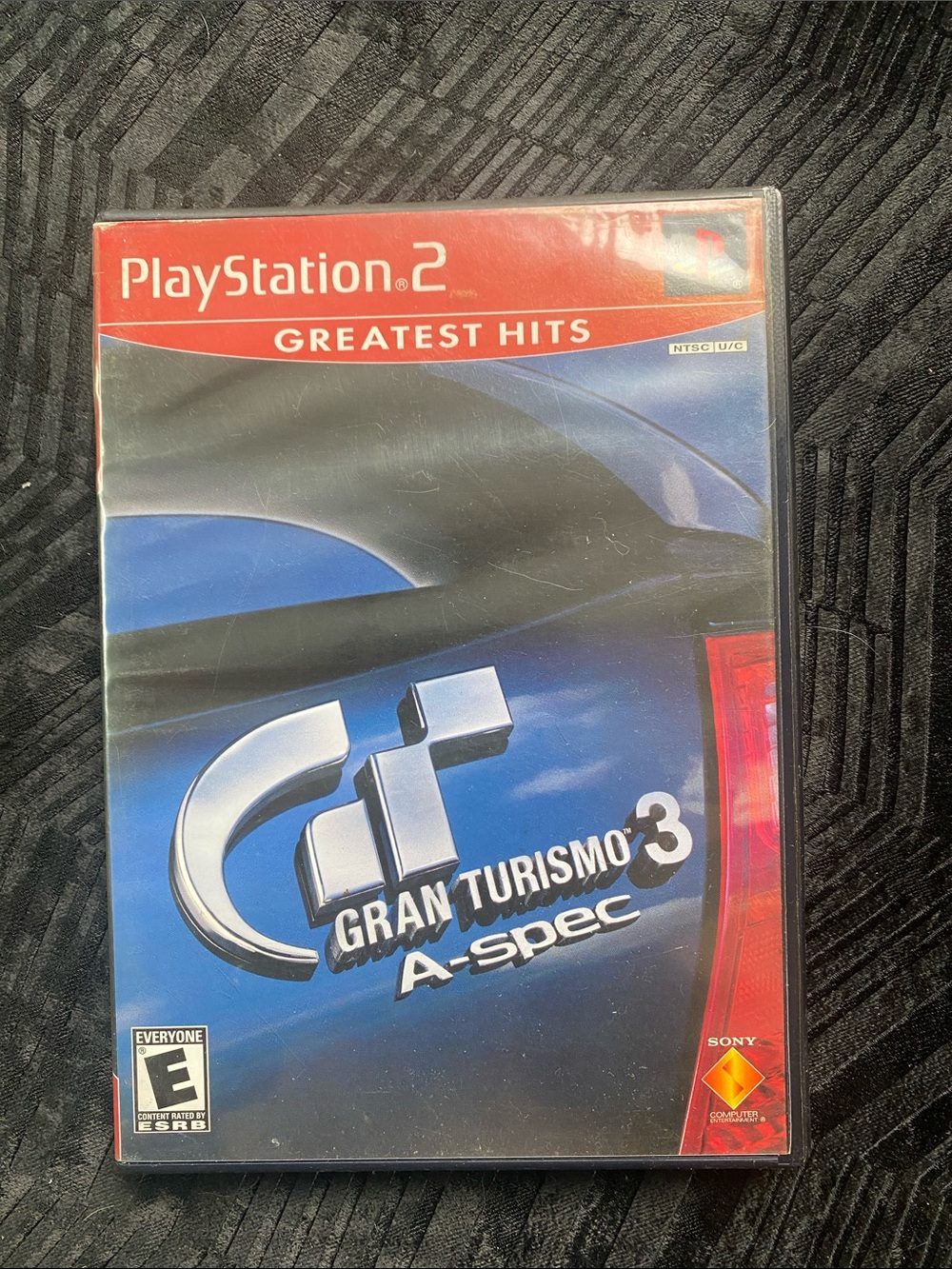 Sony PlayStation 2 Gran Turismo 3 A-spec — Blue & Red Cover Art